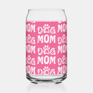 Dog Mum Can Glass