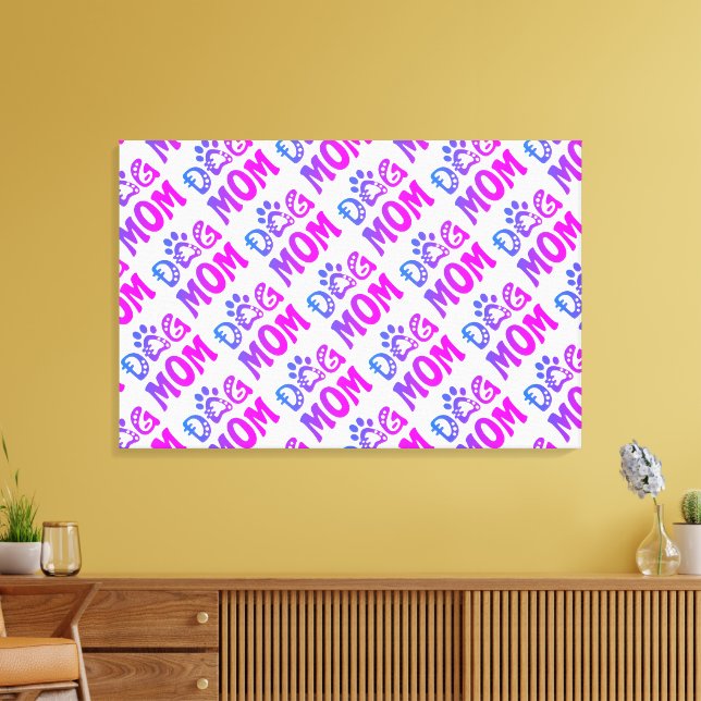 Dog Mum Canvas Print (Insitu(LivingRoom))