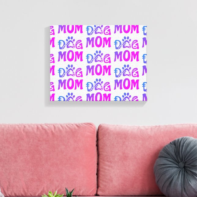 Dog Mum Canvas Print (Insitu(LivingRoom))