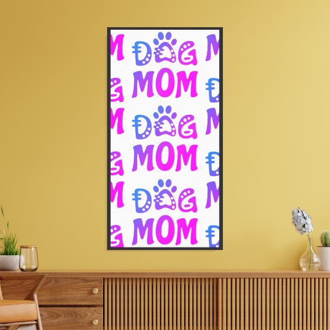 Dog Mum Canvas Print (Insitu(LivingRoom))