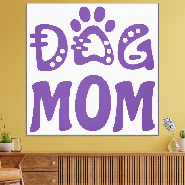 Dog Mum Canvas Print (Insitu(LivingRoom))