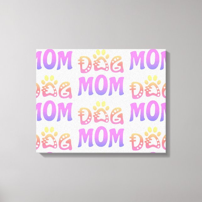 Dog Mum Canvas Print (Front)