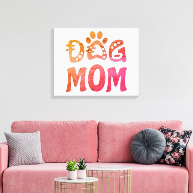 Dog Mum Canvas Print (Insitu(LivingRoom))