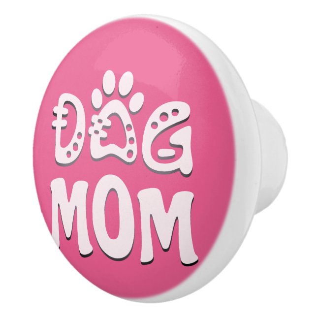 Dog Mum Ceramic Knob (Right)