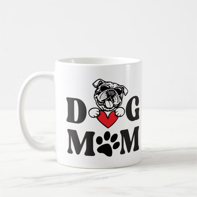 Dog mum  coffee mug (Left)