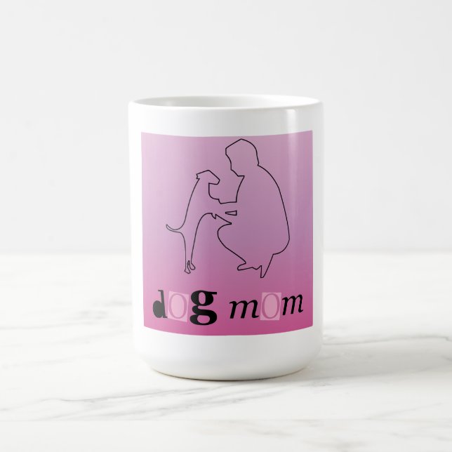 dog mum coffee mug (Center)