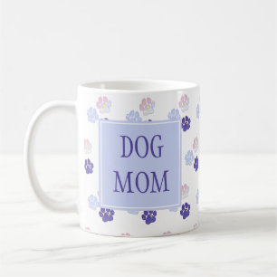 Dog Mum Colourful Paws Mug