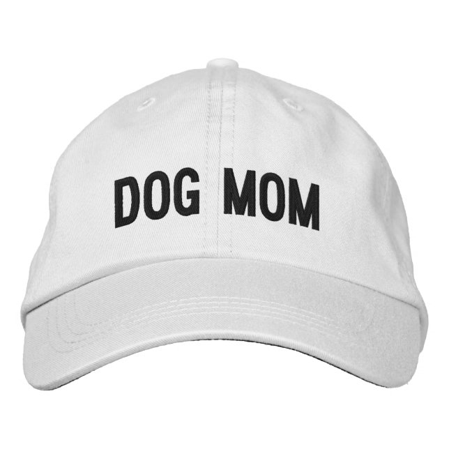 Dog Mum | Cool Dog Lady Embroidered Hat (Front)