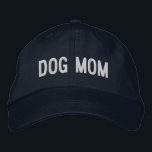 Dog Mum | Cool Dog Lady Embroidered Hat<br><div class="desc">You love and care for them like children,  and they give you unconditional love in return. You're a dog mum and it's the best thing that ever happened to you! An awesome baseball cap for the mum who's kids have four feet. This cool embroidered hat makes a great gift.</div>
