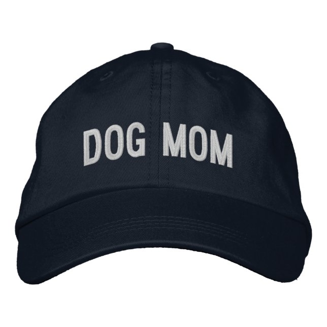 Dog Mum | Cool Dog Lady Embroidered Hat (Front)