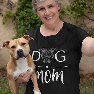 Dog Mum Cute American Pit Bull Terrier T-Shirt