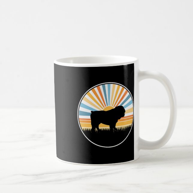 - Dog Mum Dog Dad Retro Sunset Pet  Coffee Mug (Right)
