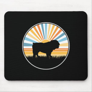 - Dog Mum Dog Dad Retro Sunset Pet  Mouse Mat