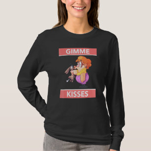 Dog Mum - Dog Is Pressed And Cuddled Sweet T-Shirt