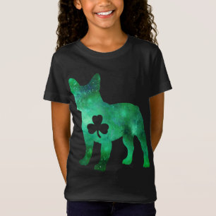 Dog Mum Dog Lover St Patrick's Day French Bulldog T-Shirt
