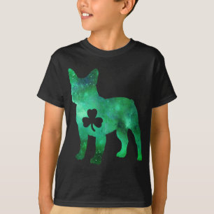 Dog Mum Dog Lover St Patrick's Day French Bulldog  T-Shirt