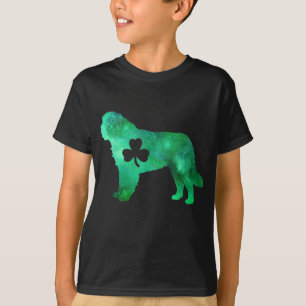 Dog Mum Dog Lover St Patrick's Day Saint Bernard M T-Shirt