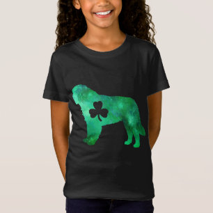 Dog Mum Dog Lover St Patrick's Day Saint Bernard M T-Shirt
