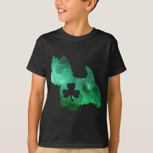 Dog Mum Dog Lover St. Patrick's Day Westie Mum Wom T-Shirt