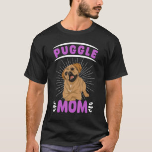 Dog Mum Dog Owner Animal Mothers Day Pet Puggl T-Shirt
