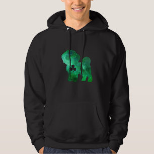 Dog Mum Dog  St Patrick's Day Shih Poo Mum Mens Wo Hoodie