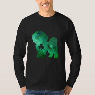 Dog Mum Dog  St Patrick's Day Shih Poo Mum Mens Wo T-Shirt