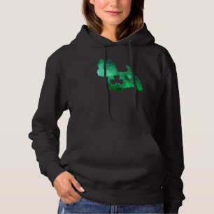 Dog Mum Dog St Patrick's Day Westie Mum Mens Wome Hoodie