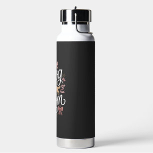 Dog Mum Elegant Coquette Golden Retriever Design Water Bottle
