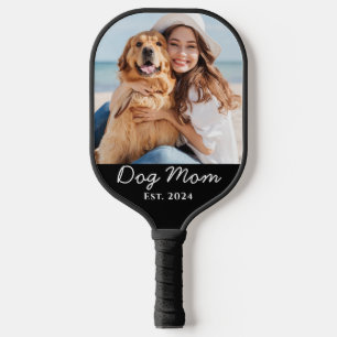 Dog Mum Established Photo Gift Pickleball Paddle