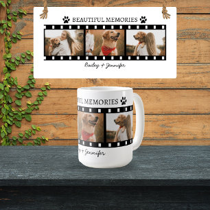 Dog Mum Film Strip Photo Mug Custom Pet Owner Gift