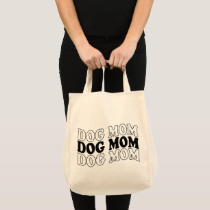 Dog Mum Flag, Best Dog Mum Ever, Dog Mum Gift Tote Bag