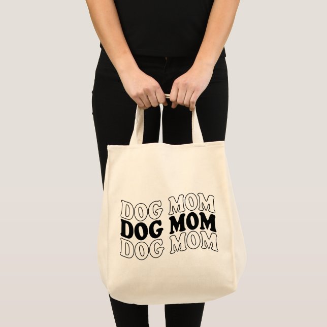 Dog Mum Flag, Best Dog Mum Ever, Dog Mum Gift Tote Bag (Front (Product))