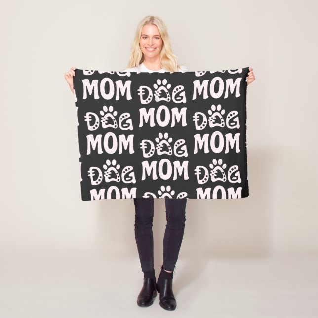 Dog Mum Fleece Blanket (In Situ)