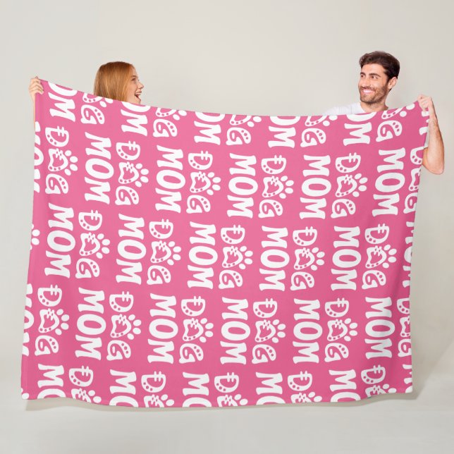 Dog Mum Fleece Blanket (In Situ)