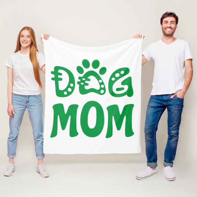 Dog Mum Fleece Blanket (In Situ)