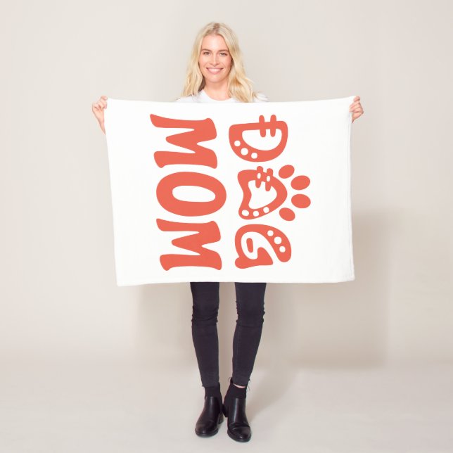 Dog Mum Fleece Blanket (In Situ)