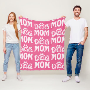 Dog Mum Fleece Blanket