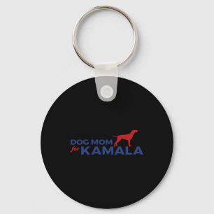 Dog Mum For Kamala Funny Dog 2024 President Kamala Key Ring