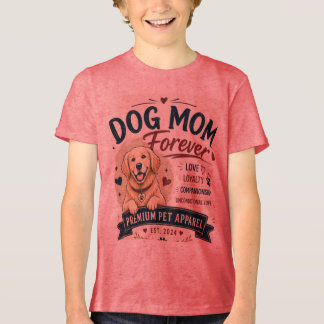 dog mum forever desgin Tri-Blend shirt