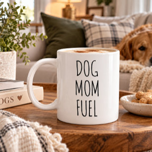 Dog Mum Fuel   Funny Birthday Gift Pet Parents Fun Large Coffee Mug