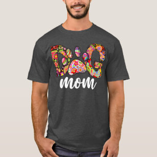 Dog Mum Funny Dog Paw Graphic Print for Women  T-Shirt