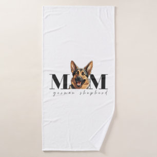 Dog Mum GERMAN SHEPHERD DOG Classic T-Shirt Bath Towel