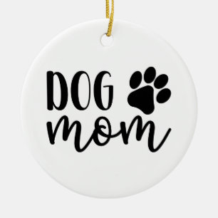 Dog Mum Gift, Dog Mum Gifts, Dog Mum Ornament, Dog Ceramic Tree Decoration