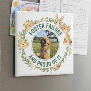 Dog Mum Gift – Floral Botanical Pet Lover Magnet