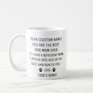 Dog mum gift, mum dog, dog mum mug, dog mug, coffee mug