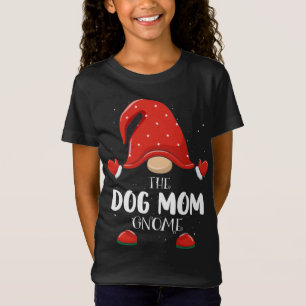 Dog Mum Gnome Matching Family Christmas Pajama T-Shirt