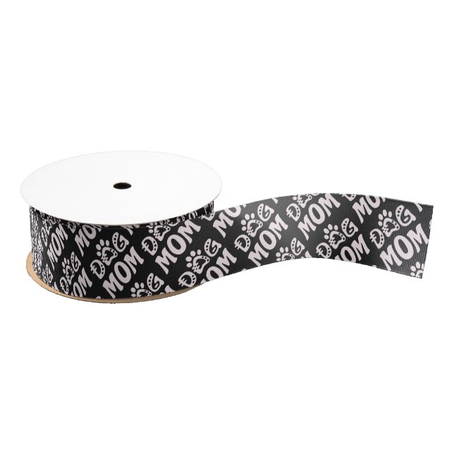 Dog Mum Grosgrain Ribbon (Spool)