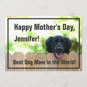 Dog Mum Happy Mother's Day Card