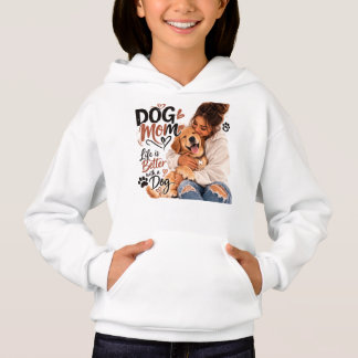 Dog Mum Hoodie for Women | Cute Dog Lover Pullover