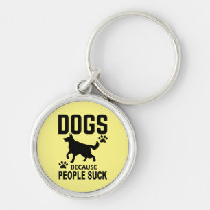 Dog Mum Introvert Hater Cute German Shepherd Key Ring